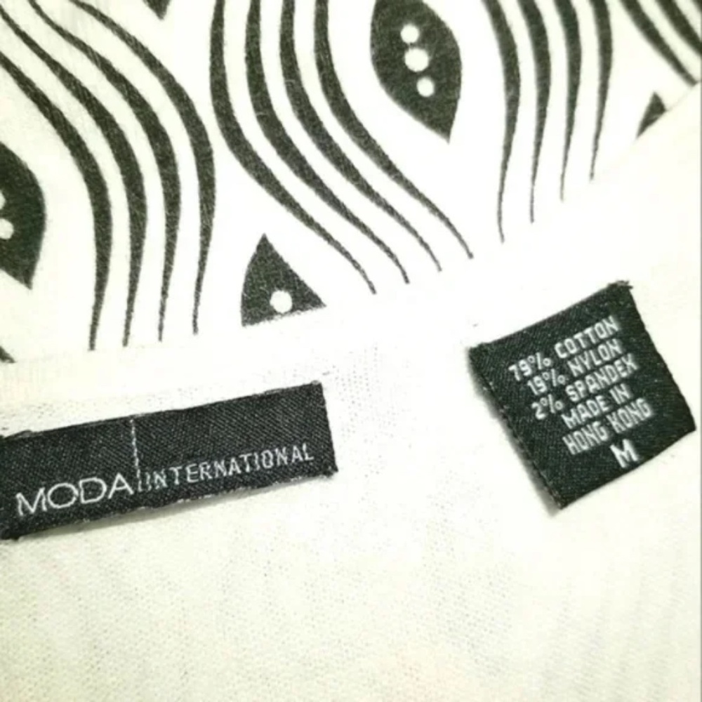 { ❤️ $5} Mod 60s Abstract Pattern Stretch Tank - Picture 7 of 8